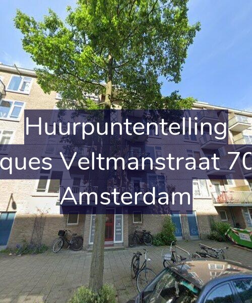 Foto gevel Huurpuntentelling voor Jacques Veltmanstraat 70-H, Amsterdam