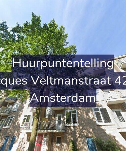 Foto gevel Huurpuntentelling voor Jacques Veltmanstraat 42-3, Amsterdam