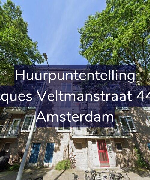 Foto gevel Huurpuntentelling voor Jacques Veltmanstraat 44-1, Amsterdam