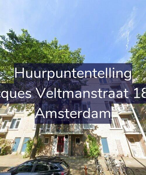 Foto gevel Huurpuntentelling voor Jacques Veltmanstraat 18-1, Amsterdam