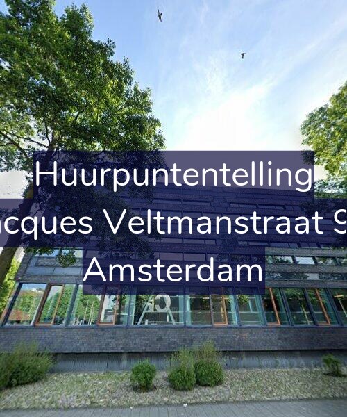 Foto gevel Huurpuntentelling voor Jacques Veltmanstraat 93, Amsterdam