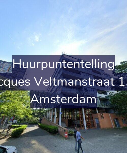 Foto gevel Huurpuntentelling voor Jacques Veltmanstraat 153, Amsterdam