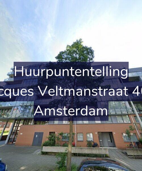 Foto gevel Huurpuntentelling voor Jacques Veltmanstraat 403, Amsterdam