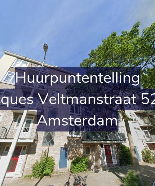 Foto gevel Huurpuntentelling voor Jacques Veltmanstraat 52-1, Amsterdam