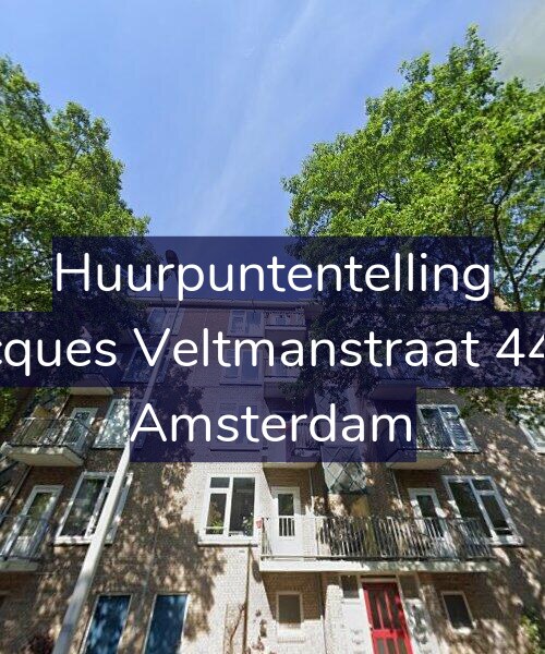 Foto gevel Huurpuntentelling voor Jacques Veltmanstraat 44-3, Amsterdam