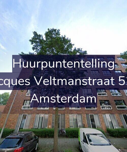 Foto gevel Huurpuntentelling voor Jacques Veltmanstraat 527, Amsterdam