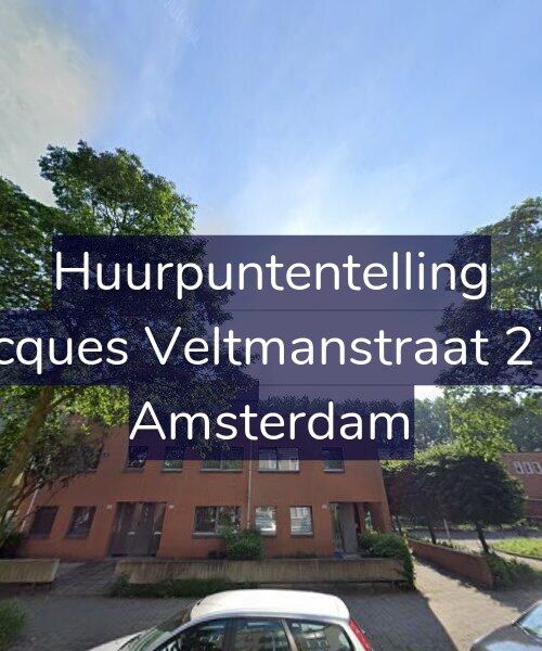 Foto gevel Huurpuntentelling voor Jacques Veltmanstraat 279, Amsterdam