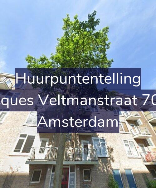Foto gevel Huurpuntentelling voor Jacques Veltmanstraat 70-2, Amsterdam