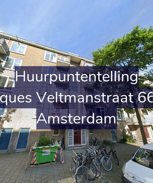 Foto gevel Huurpuntentelling voor Jacques Veltmanstraat 66-H, Amsterdam