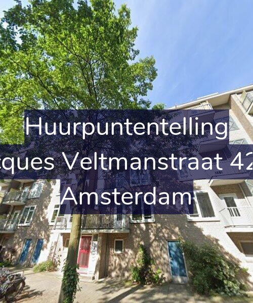 Foto gevel Huurpuntentelling voor Jacques Veltmanstraat 42-1, Amsterdam