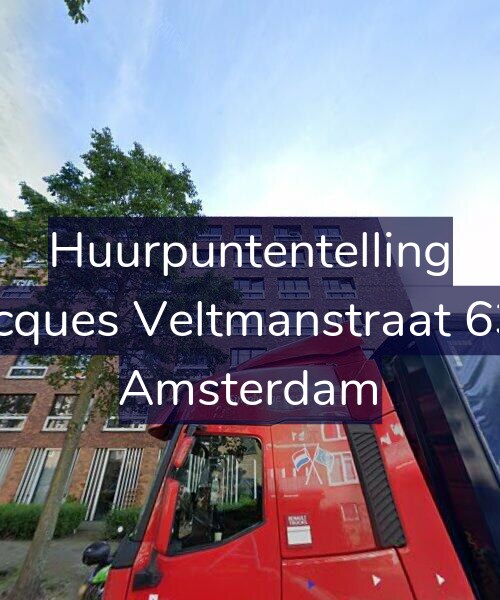 Foto gevel Huurpuntentelling voor Jacques Veltmanstraat 635, Amsterdam