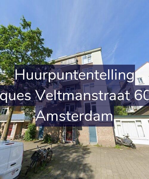 Foto gevel Huurpuntentelling voor Jacques Veltmanstraat 60-H, Amsterdam