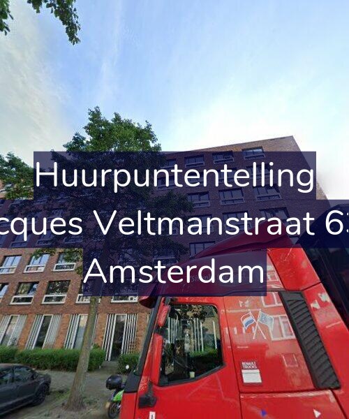 Foto gevel Huurpuntentelling voor Jacques Veltmanstraat 637, Amsterdam