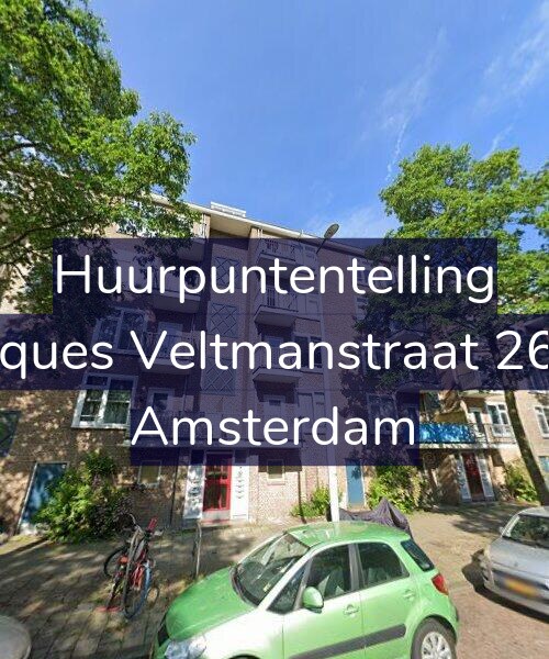 Foto gevel Huurpuntentelling voor Jacques Veltmanstraat 26-H, Amsterdam