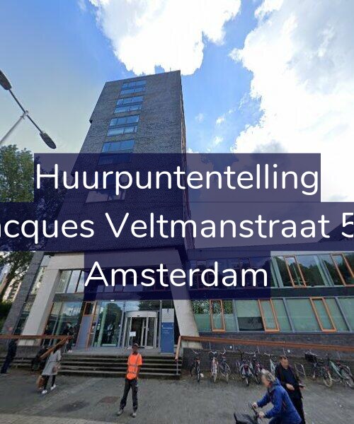 Foto gevel Huurpuntentelling voor Jacques Veltmanstraat 59, Amsterdam