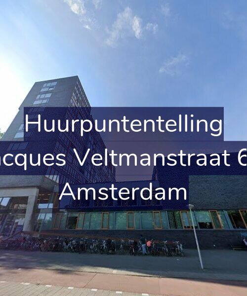 Foto gevel Huurpuntentelling voor Jacques Veltmanstraat 67, Amsterdam
