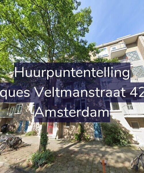 Foto gevel Huurpuntentelling voor Jacques Veltmanstraat 42-H, Amsterdam