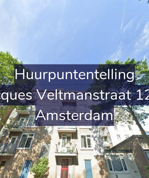 Foto gevel Huurpuntentelling voor Jacques Veltmanstraat 12-3, Amsterdam
