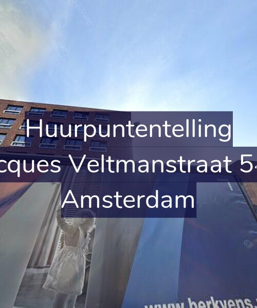 Foto gevel Huurpuntentelling voor Jacques Veltmanstraat 547, Amsterdam