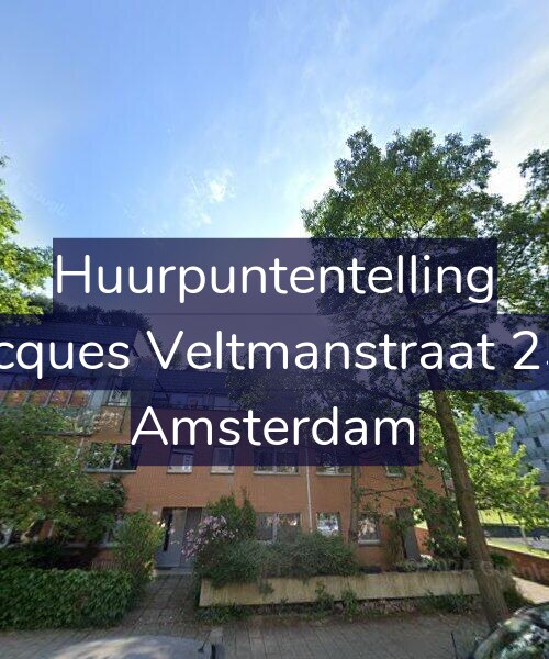 Foto gevel Huurpuntentelling voor Jacques Veltmanstraat 257, Amsterdam