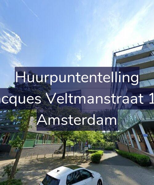 Foto gevel Huurpuntentelling voor Jacques Veltmanstraat 11, Amsterdam