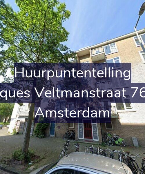 Foto gevel Huurpuntentelling voor Jacques Veltmanstraat 76-H, Amsterdam