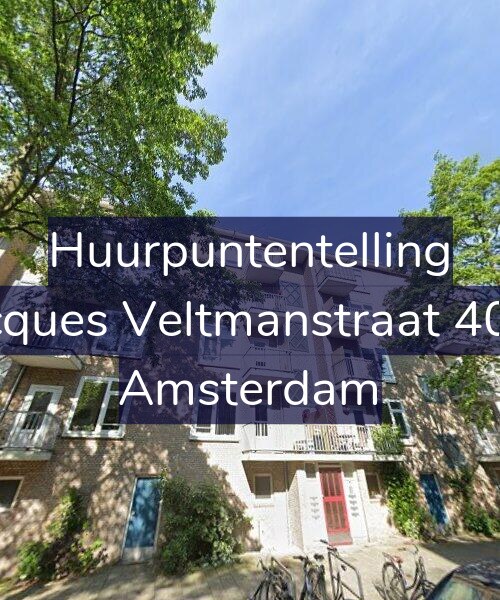 Foto gevel Huurpuntentelling voor Jacques Veltmanstraat 40-1, Amsterdam