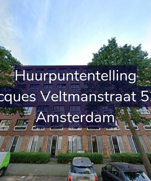 Foto gevel Huurpuntentelling voor Jacques Veltmanstraat 529, Amsterdam