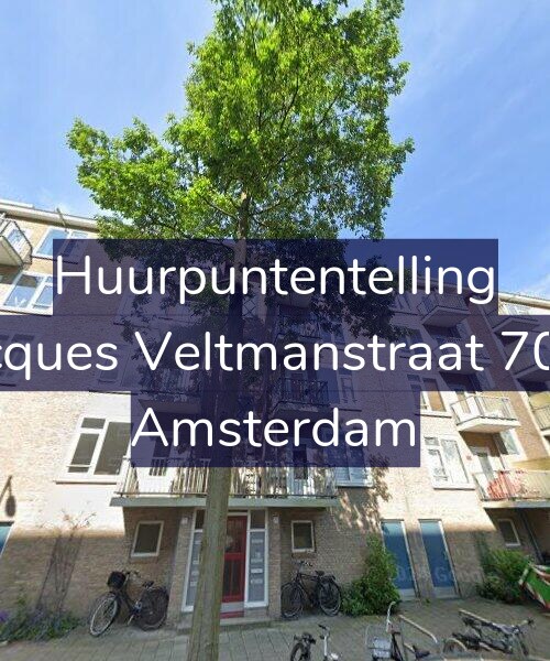Foto gevel Huurpuntentelling voor Jacques Veltmanstraat 70-1, Amsterdam