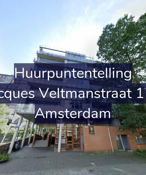 Foto gevel Huurpuntentelling voor Jacques Veltmanstraat 179, Amsterdam