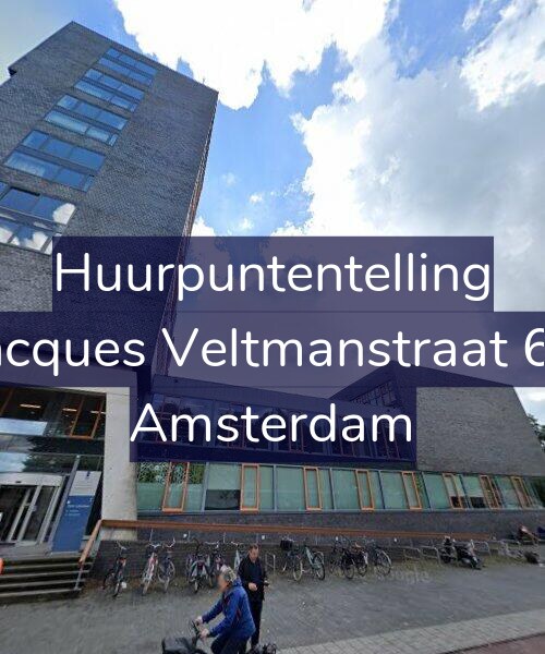 Foto gevel Huurpuntentelling voor Jacques Veltmanstraat 65, Amsterdam