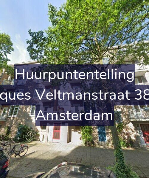 Foto gevel Huurpuntentelling voor Jacques Veltmanstraat 38-H, Amsterdam
