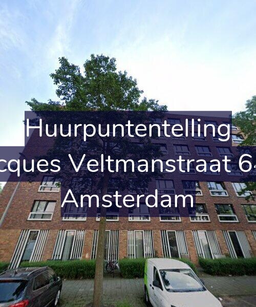 Foto gevel Huurpuntentelling voor Jacques Veltmanstraat 645, Amsterdam