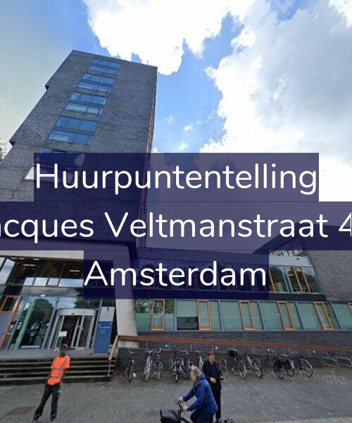 Foto gevel Huurpuntentelling voor Jacques Veltmanstraat 43, Amsterdam