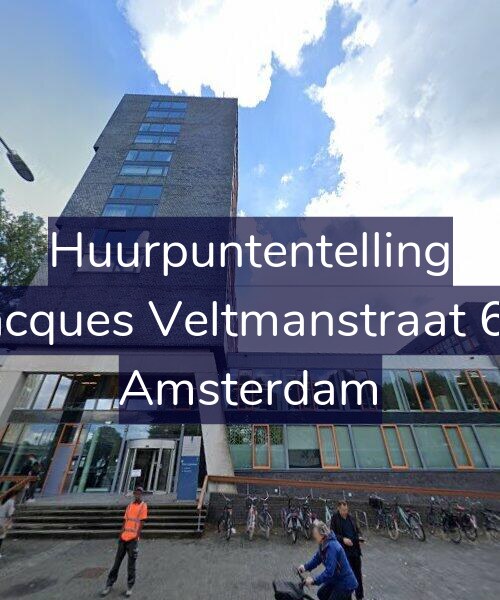 Foto gevel Huurpuntentelling voor Jacques Veltmanstraat 61, Amsterdam