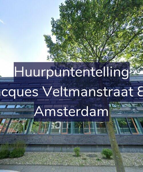 Foto gevel Huurpuntentelling voor Jacques Veltmanstraat 81, Amsterdam
