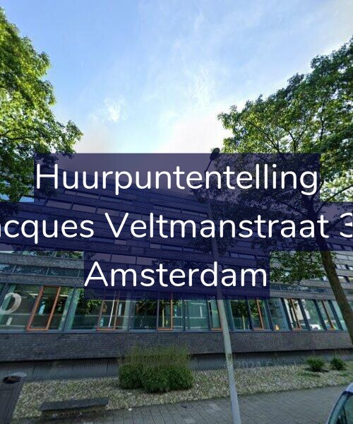 Foto gevel Huurpuntentelling voor Jacques Veltmanstraat 31, Amsterdam