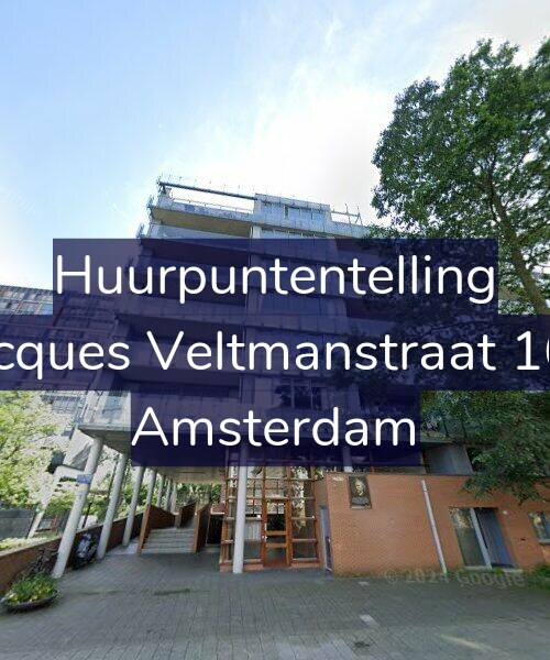 Foto gevel Huurpuntentelling voor Jacques Veltmanstraat 167, Amsterdam