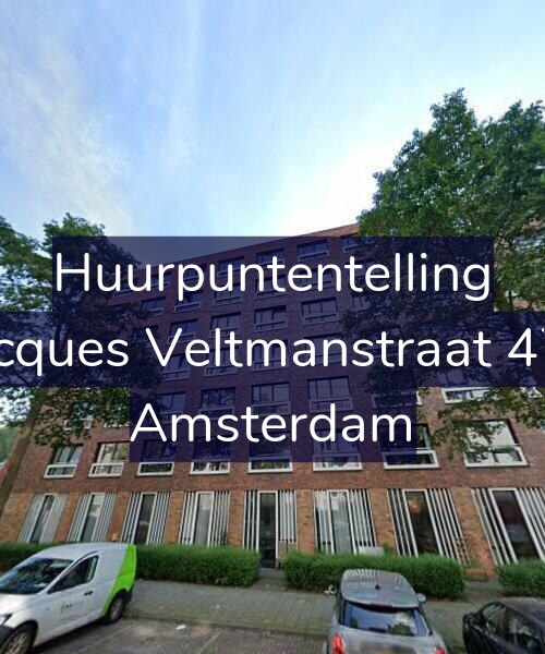 Foto gevel Huurpuntentelling voor Jacques Veltmanstraat 477, Amsterdam
