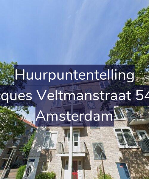 Foto gevel Huurpuntentelling voor Jacques Veltmanstraat 54-2, Amsterdam