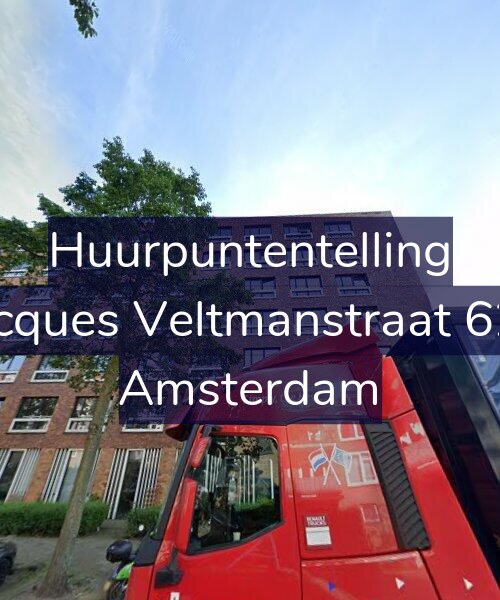 Foto gevel Huurpuntentelling voor Jacques Veltmanstraat 623, Amsterdam