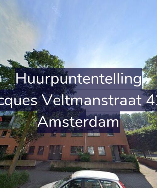 Foto gevel Huurpuntentelling voor Jacques Veltmanstraat 423, Amsterdam