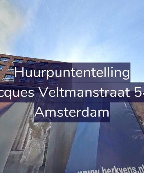 Foto gevel Huurpuntentelling voor Jacques Veltmanstraat 541, Amsterdam