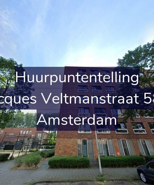 Foto gevel Huurpuntentelling voor Jacques Veltmanstraat 583, Amsterdam