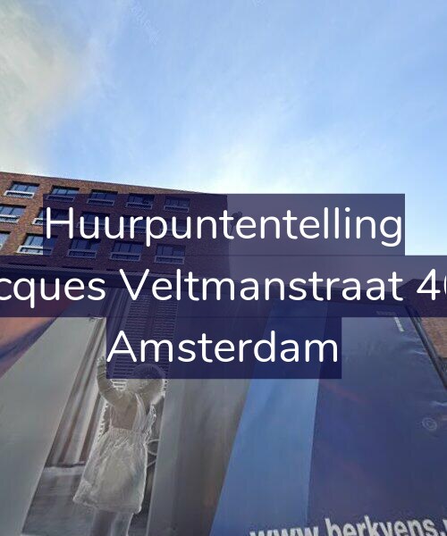 Foto gevel Huurpuntentelling voor Jacques Veltmanstraat 463, Amsterdam