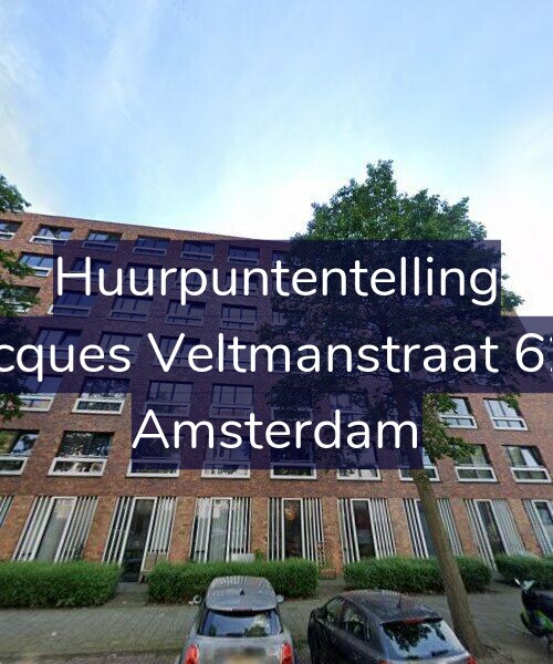 Foto gevel Huurpuntentelling voor Jacques Veltmanstraat 621, Amsterdam