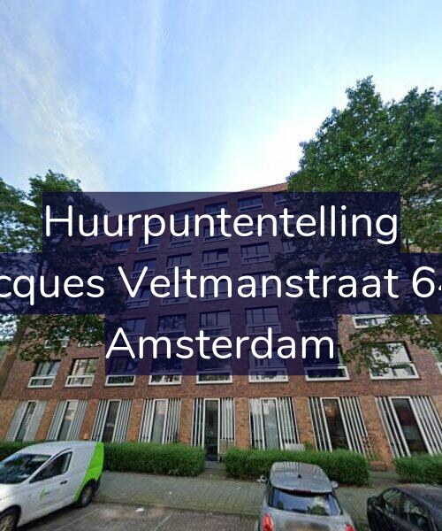 Foto gevel Huurpuntentelling voor Jacques Veltmanstraat 643, Amsterdam