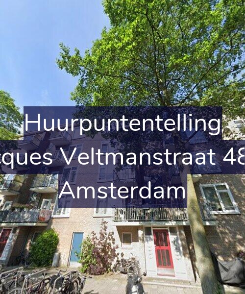 Foto gevel Huurpuntentelling voor Jacques Veltmanstraat 48-1, Amsterdam