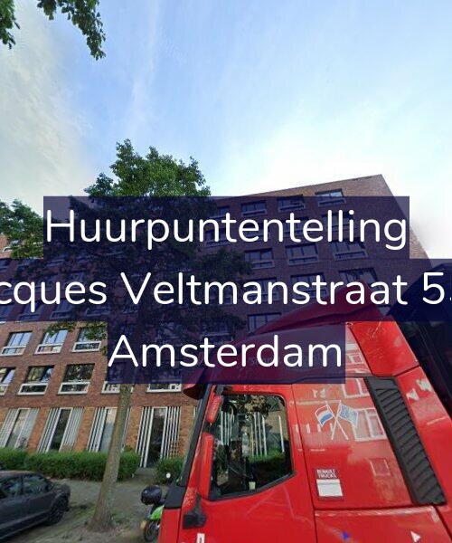 Foto gevel Huurpuntentelling voor Jacques Veltmanstraat 555, Amsterdam