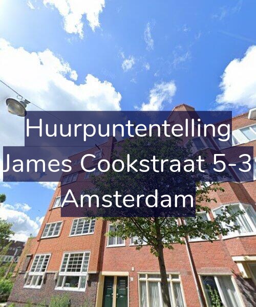 Foto gevel Huurpuntentelling voor James Cookstraat 5-3, Amsterdam